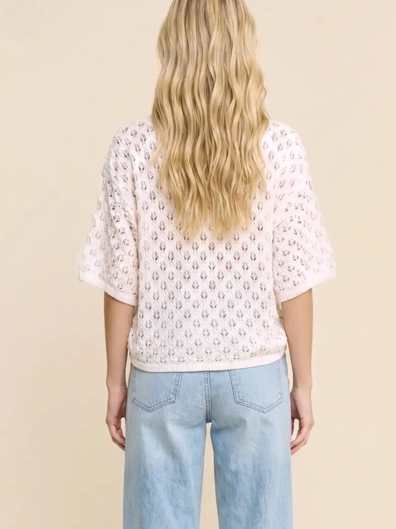 Open Knit Top