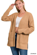 Brush Waffle Cardigan