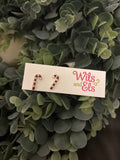 Candy Cane Studs