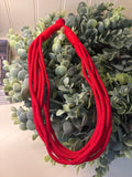 Red Slub Necklace