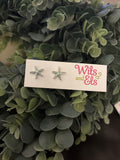 Blue Starfish Studs
