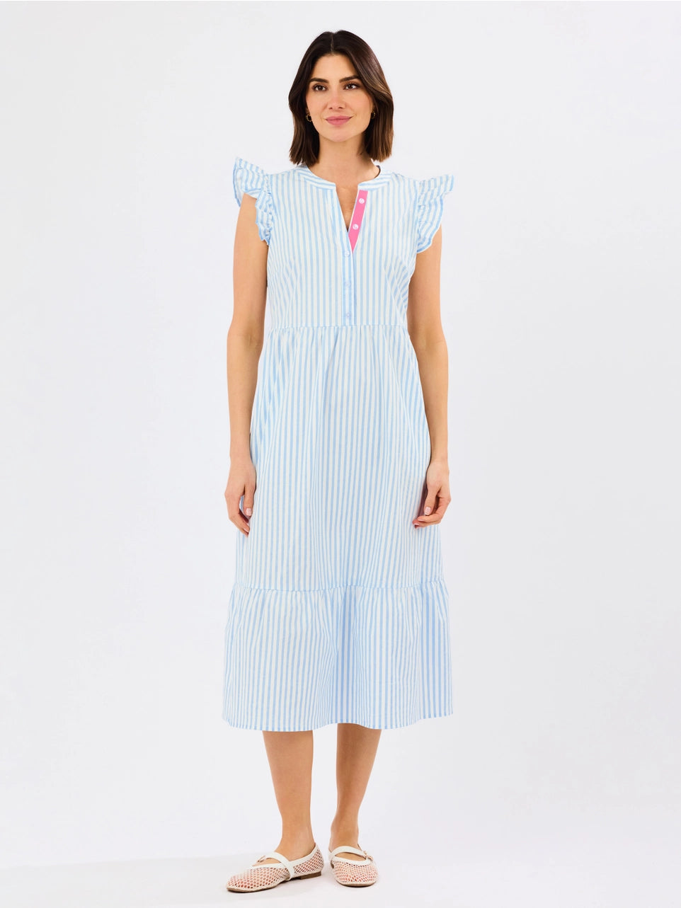 Vertical Midi Dress