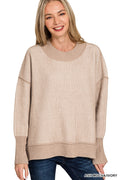 Two Tone Exposed Sweater