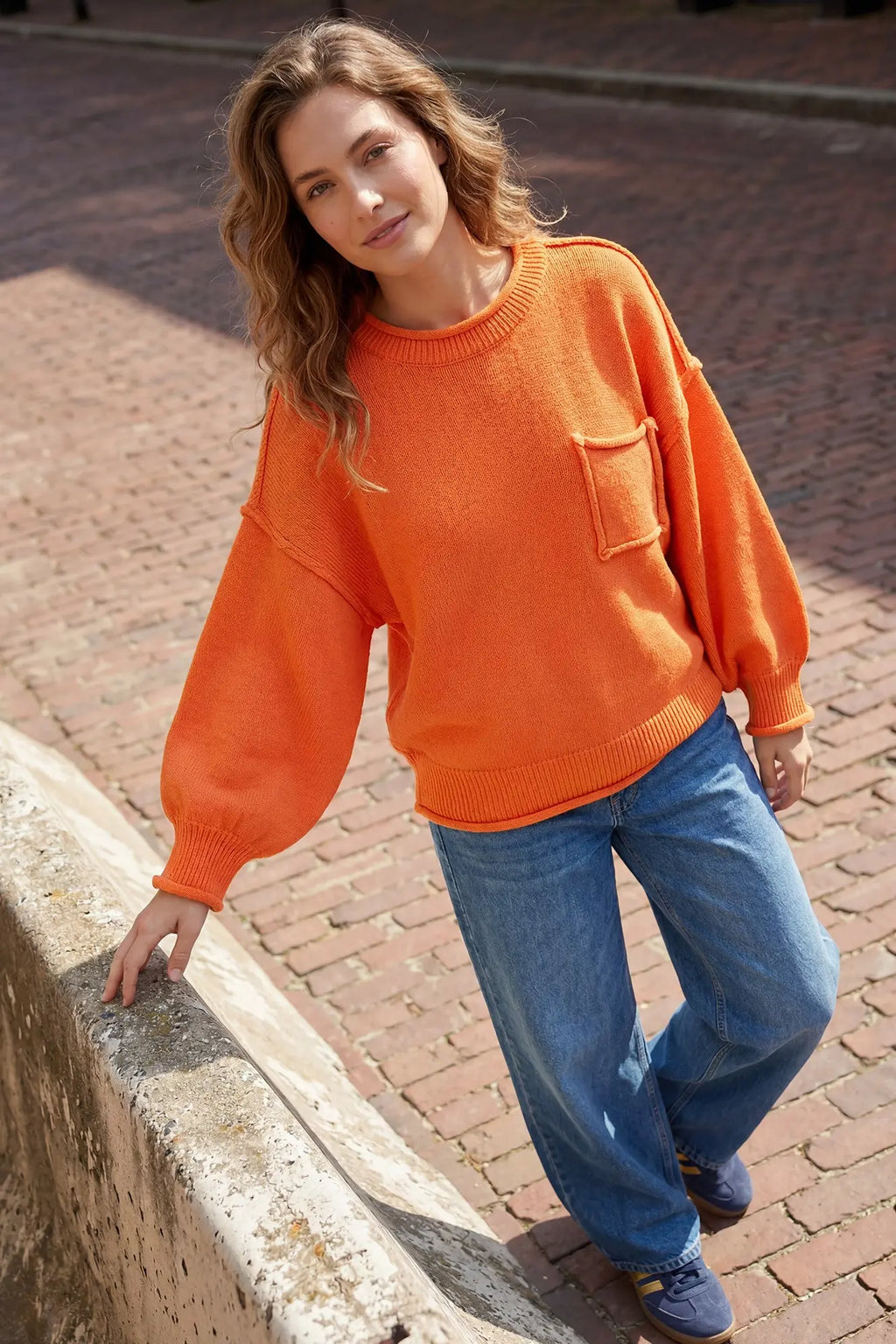 Tiger Orange Sweater