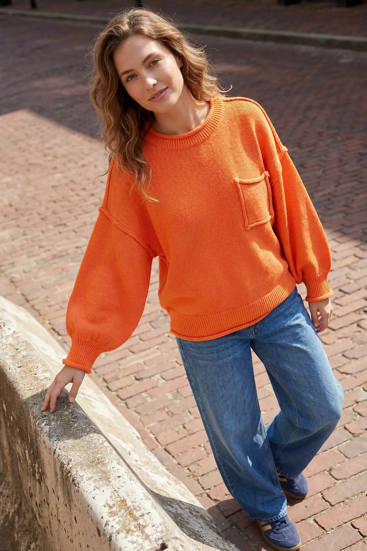 Tiger Orange Sweater