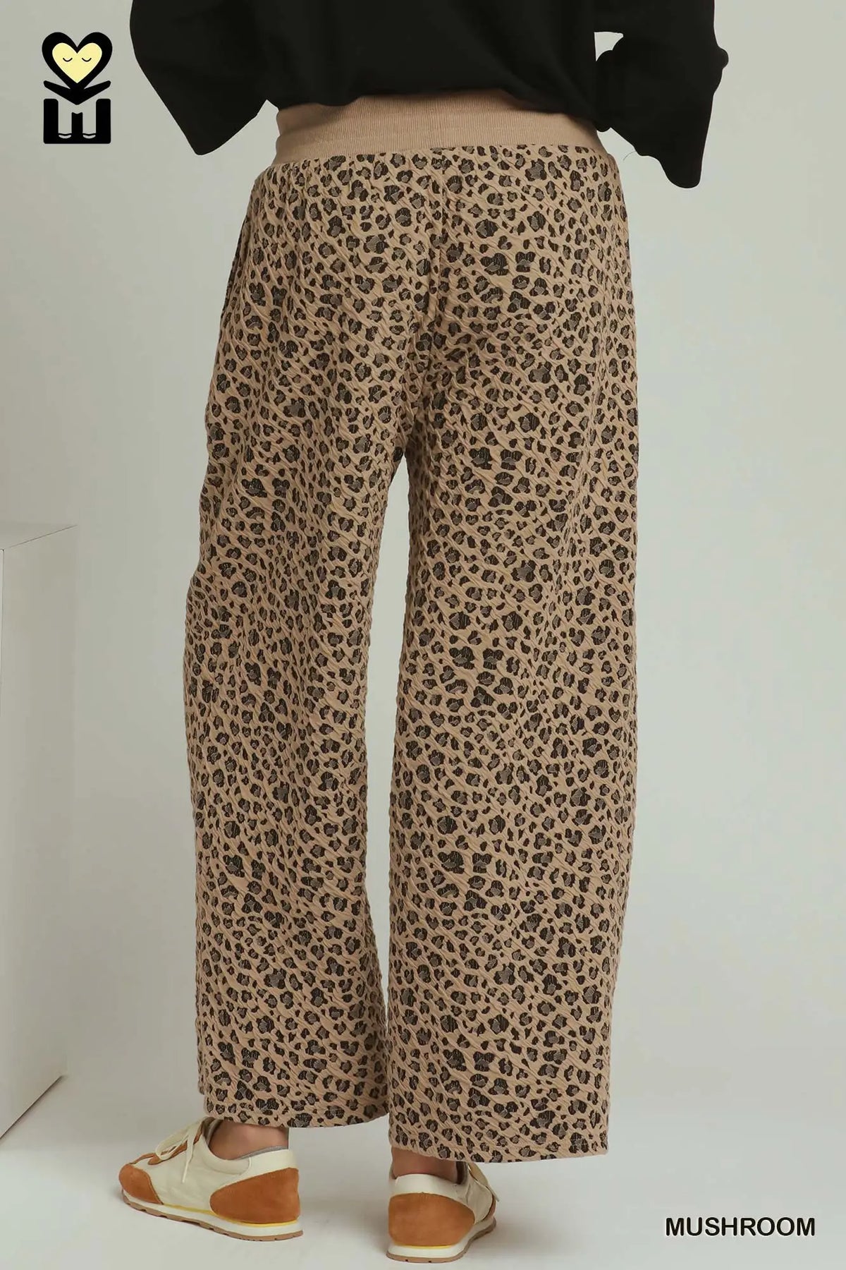 Leopard Jacquard Pants