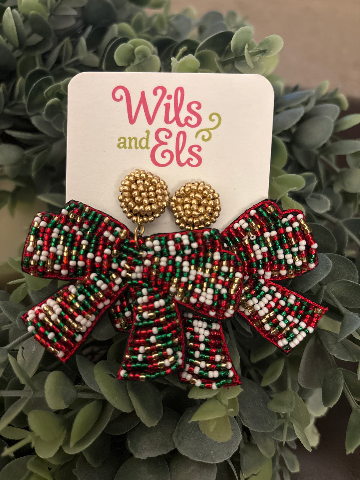 Red and Green Bows