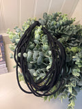 Black Slub Necklace