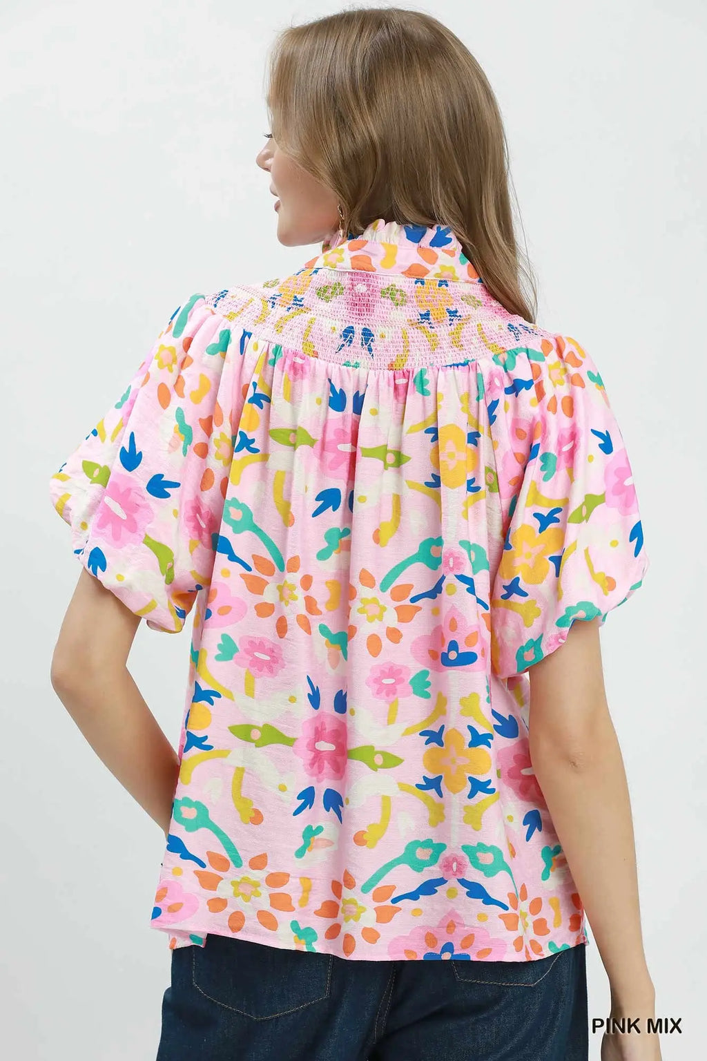 Folk Art Print Top