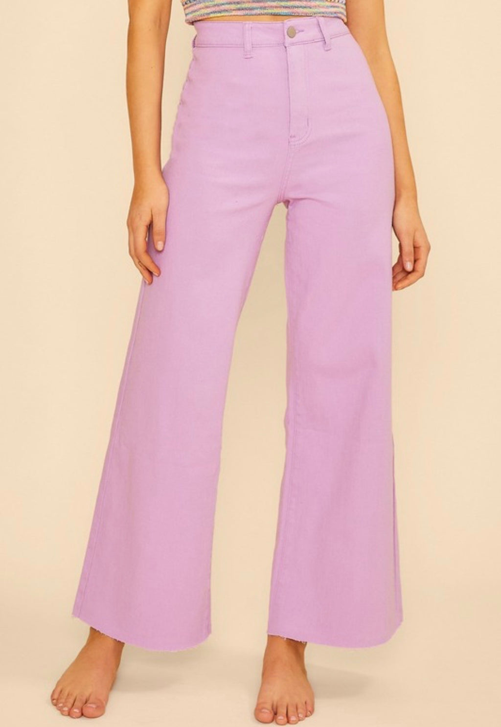 Wide Leg Cropped Denim
