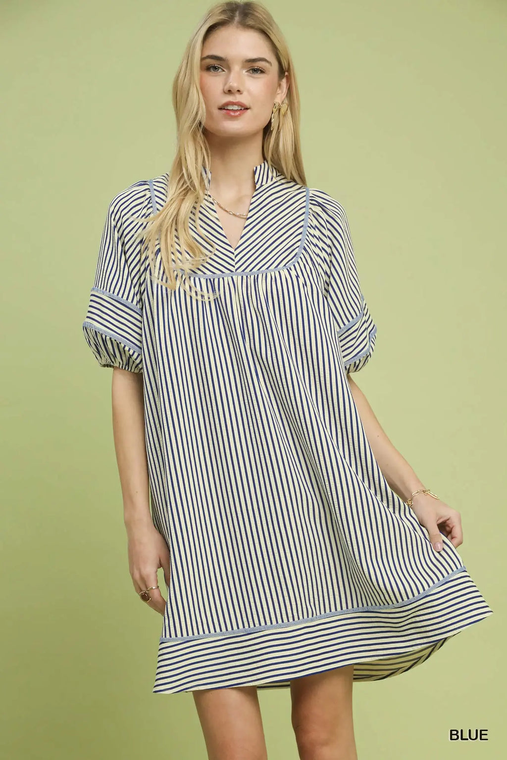 Striped Shift Dress