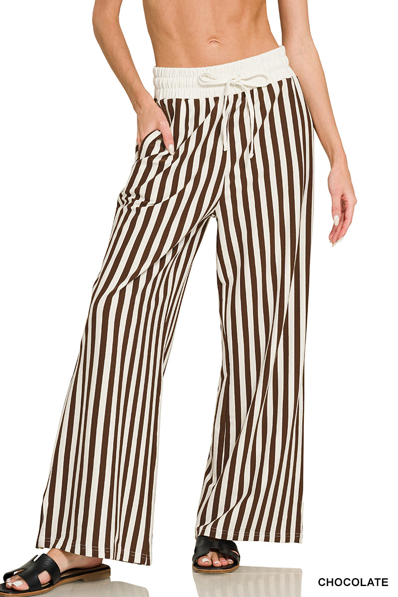 Chocolate Striped Pants