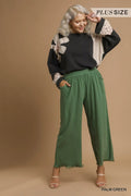 Curvy Hunter Frayed Raw Hem Pants