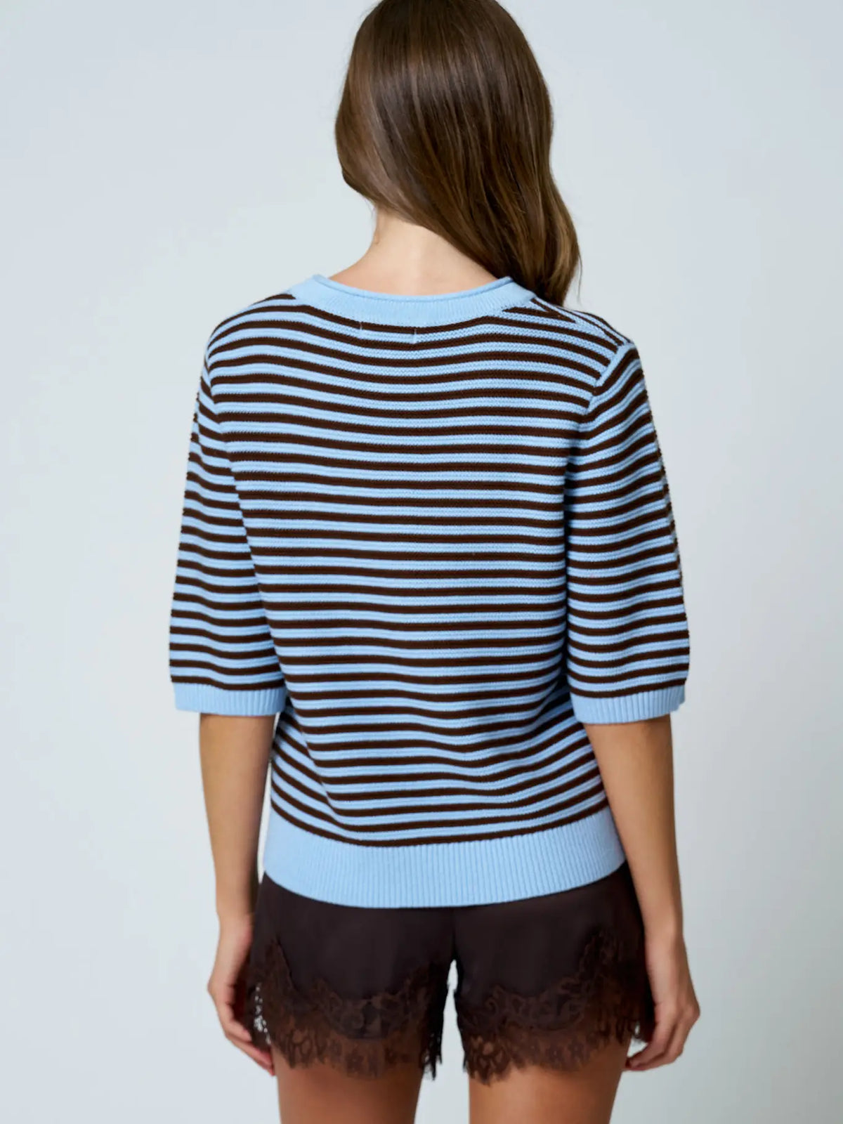 Textured Crewneck Sweater