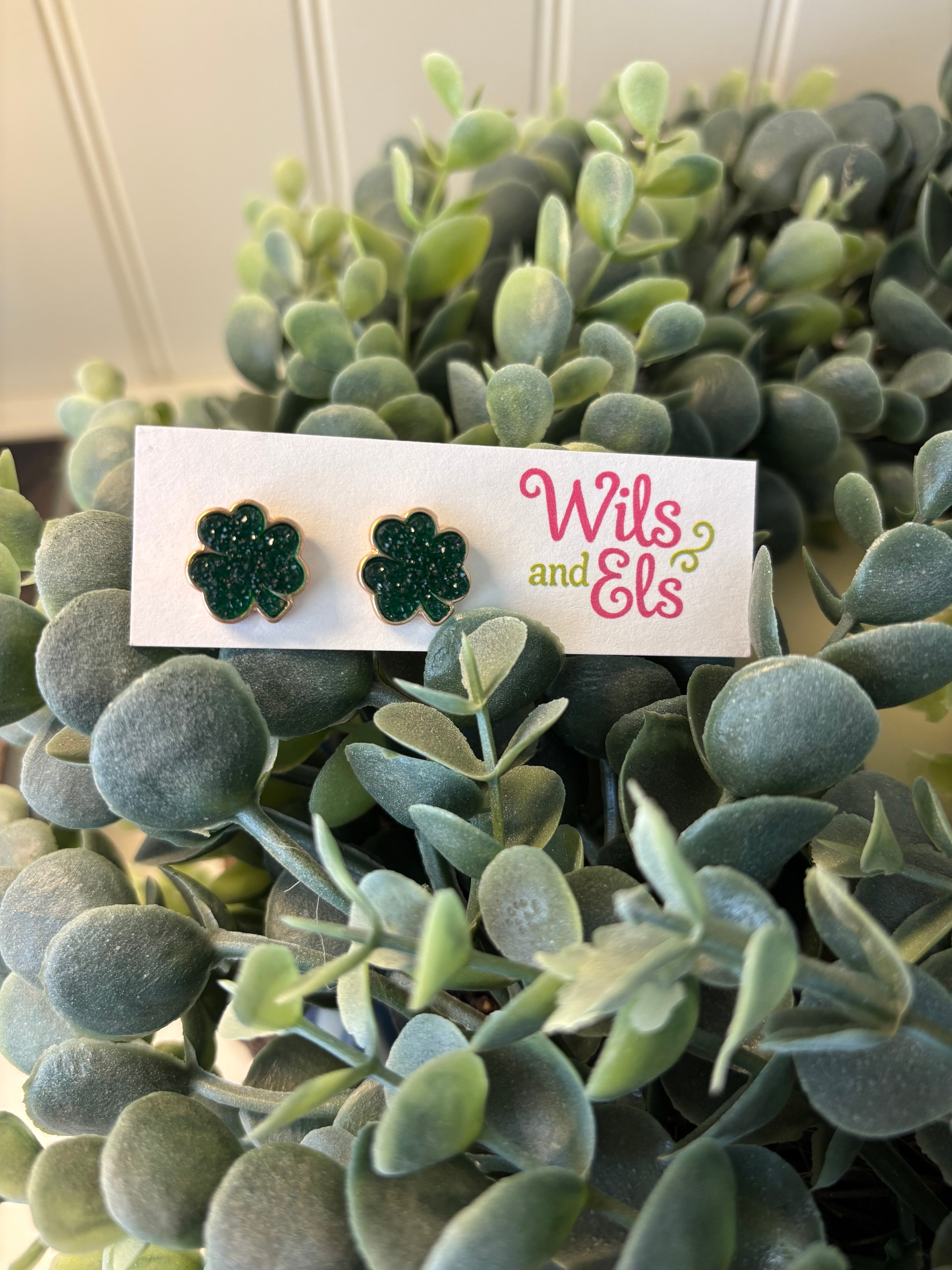 Shamrock Studs