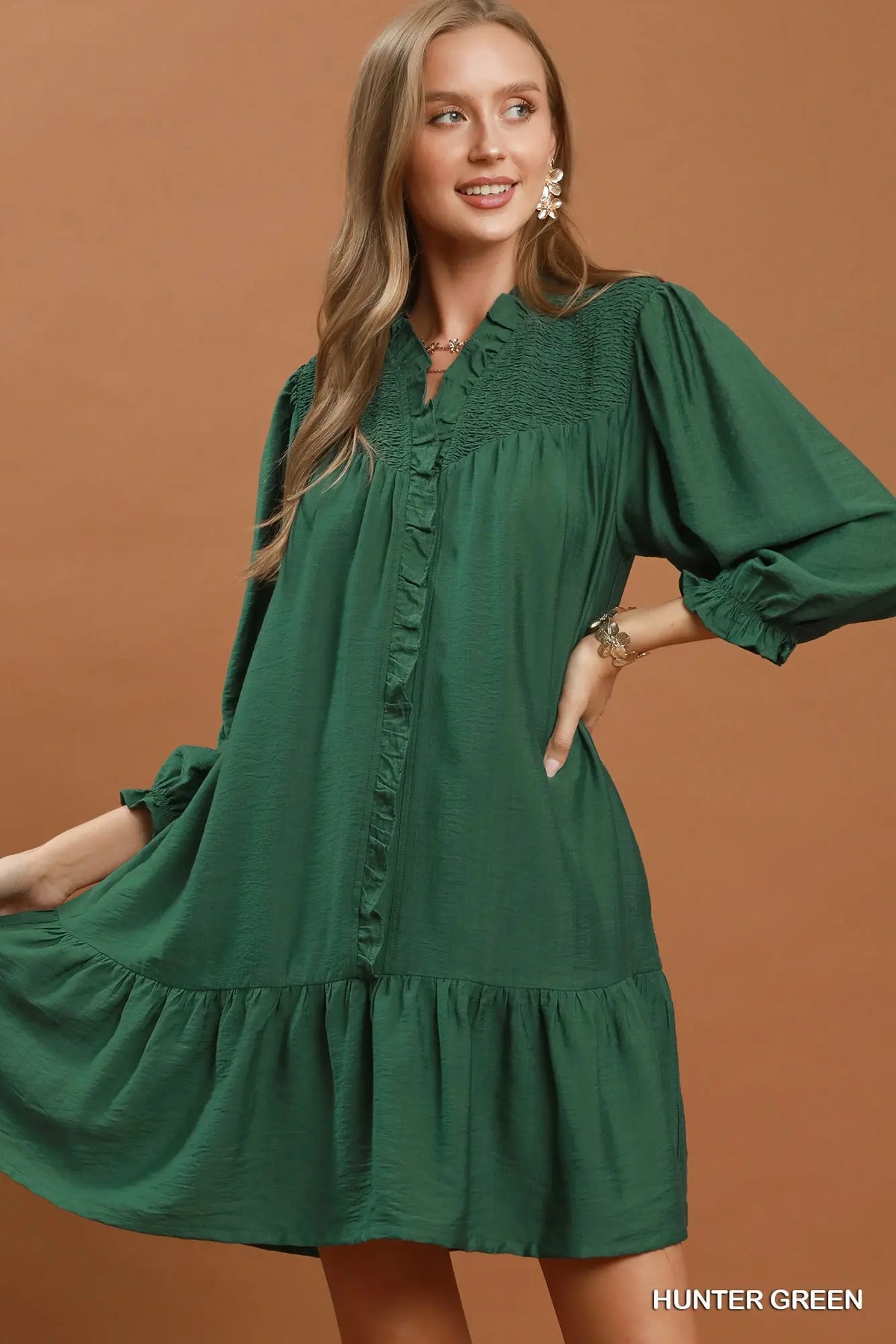 Smocked Ruffle Dress