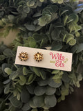 Gift Bow Studs