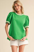 Kelly Green Squiggle Shirt
