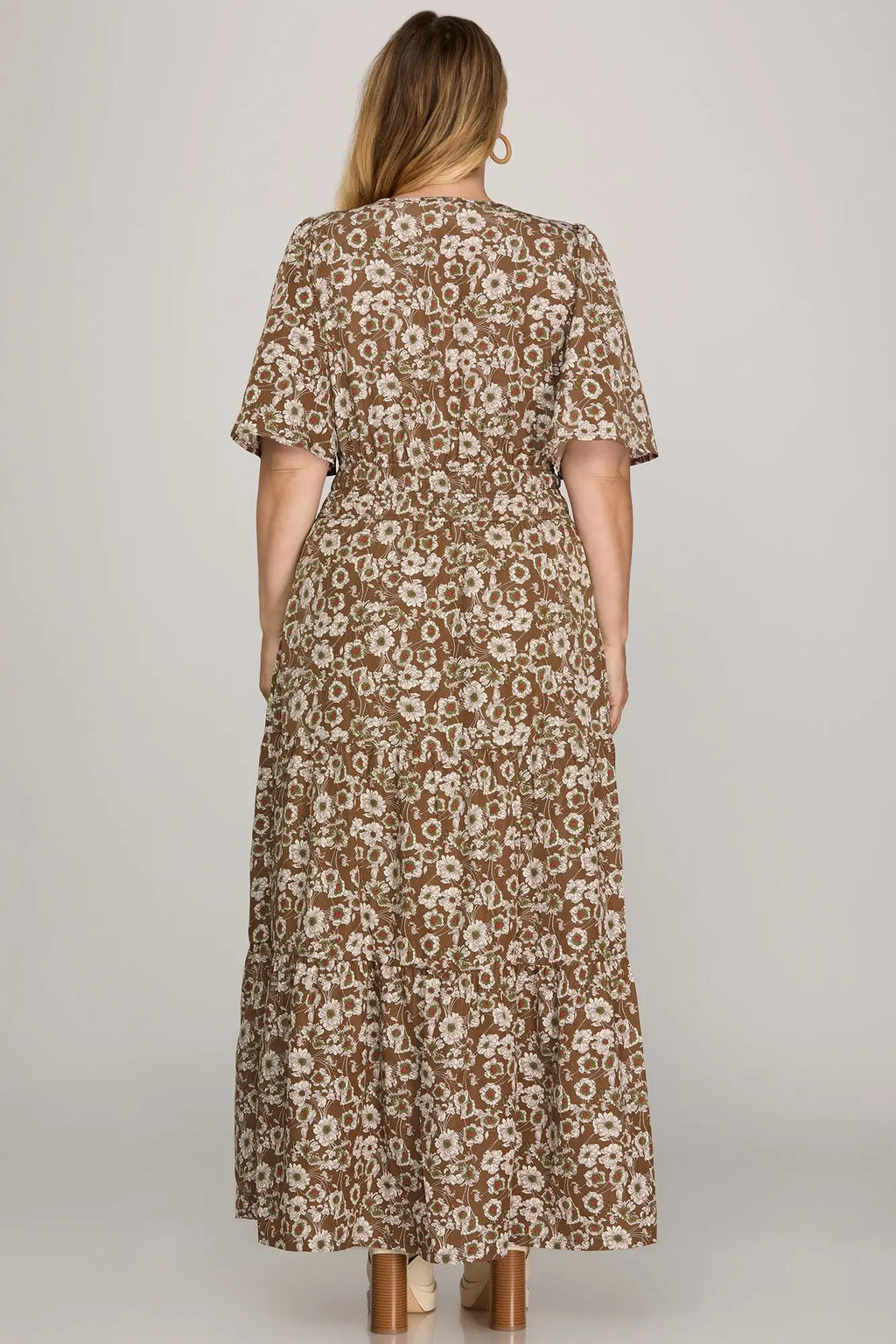 Curvy Tiered Maxi Dress