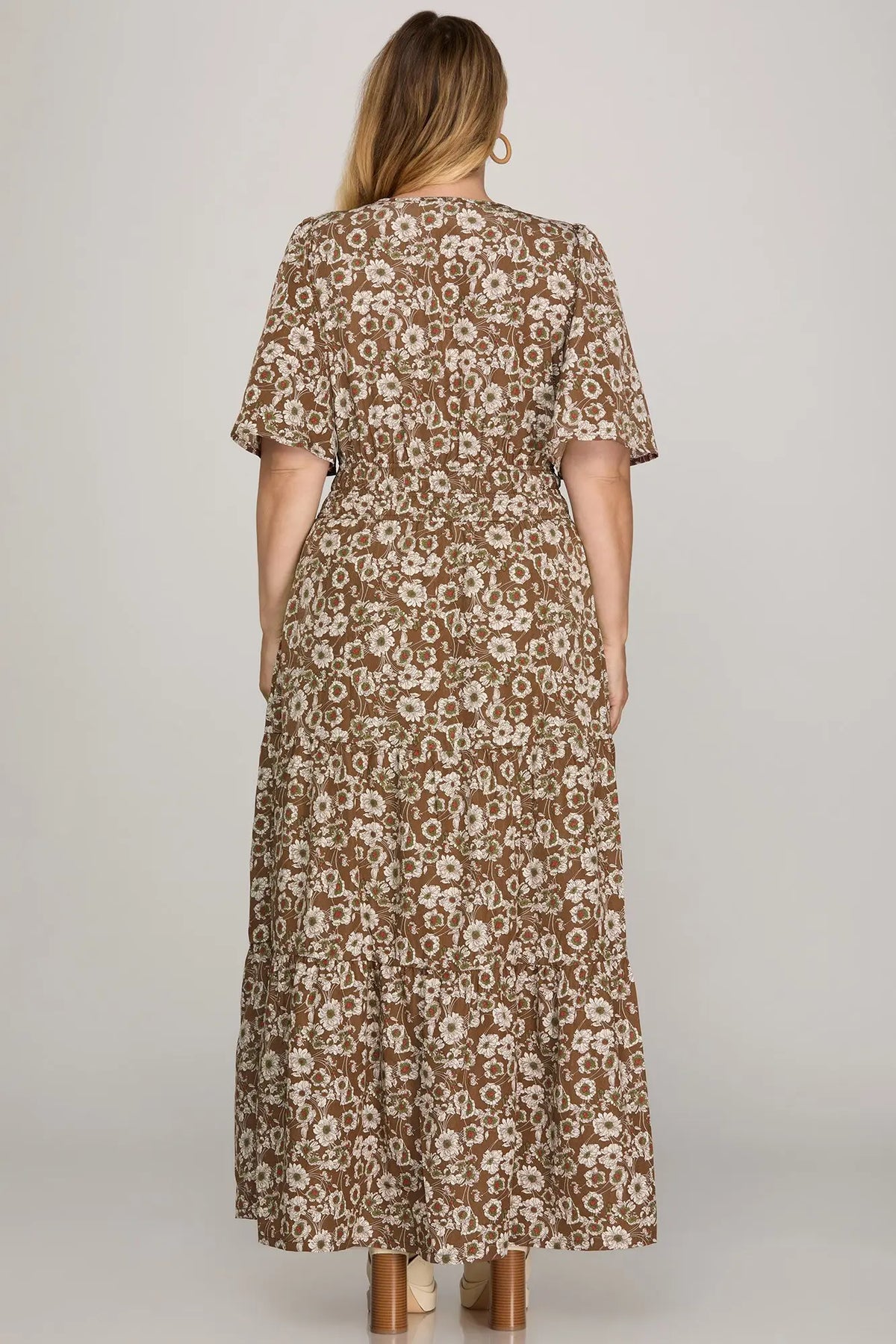 Curvy Tiered Maxi Dress