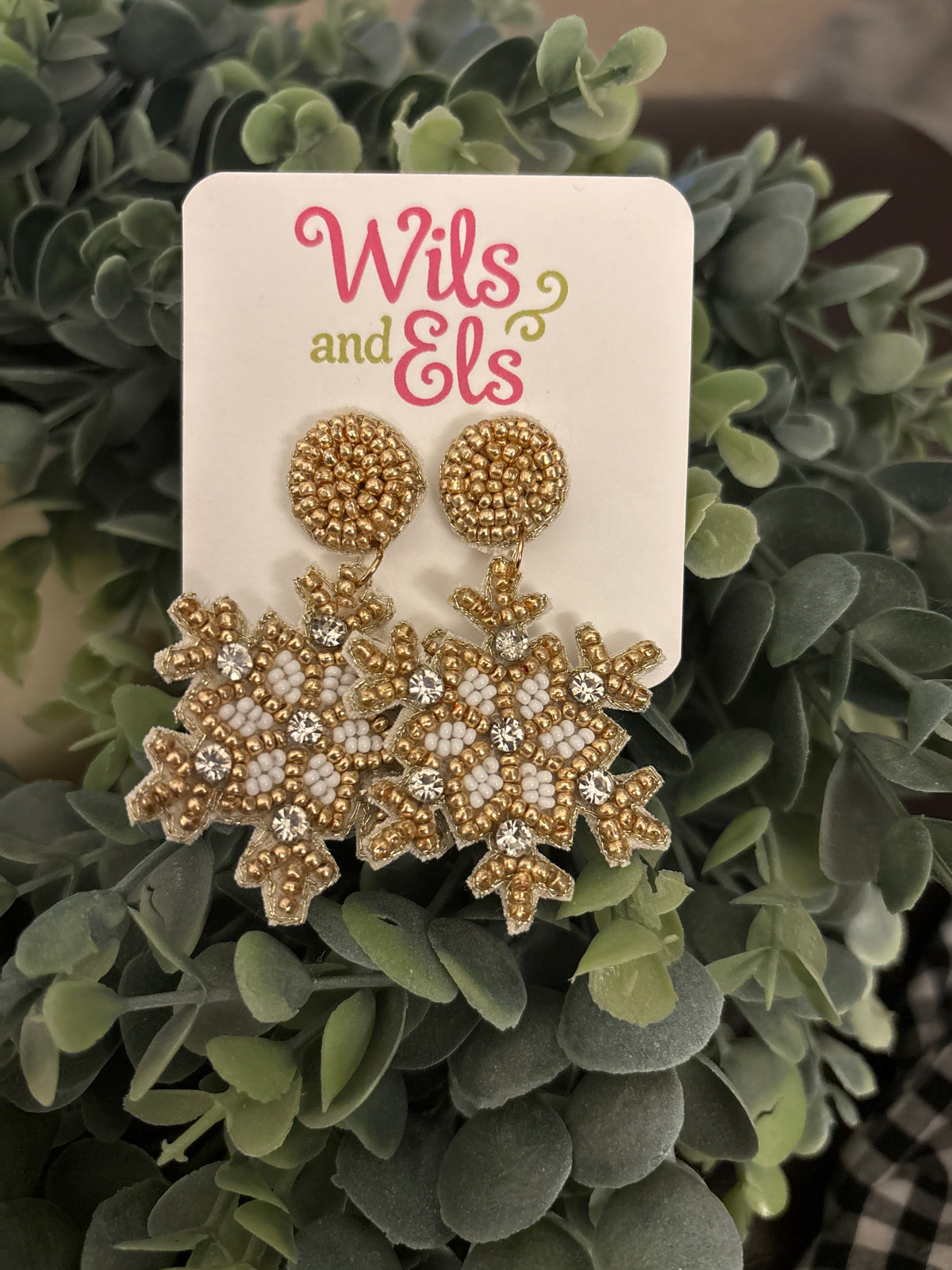 Gold Snowflakes