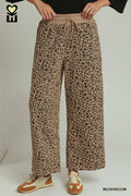 Leopard Jacquard Pants