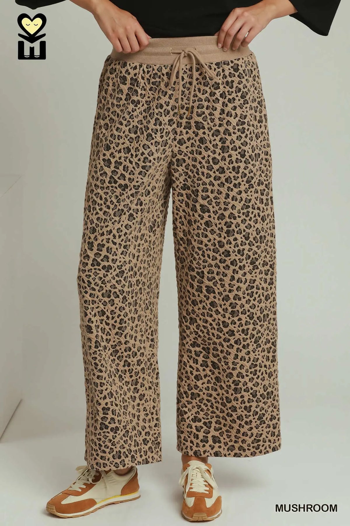 Leopard Jacquard Pants