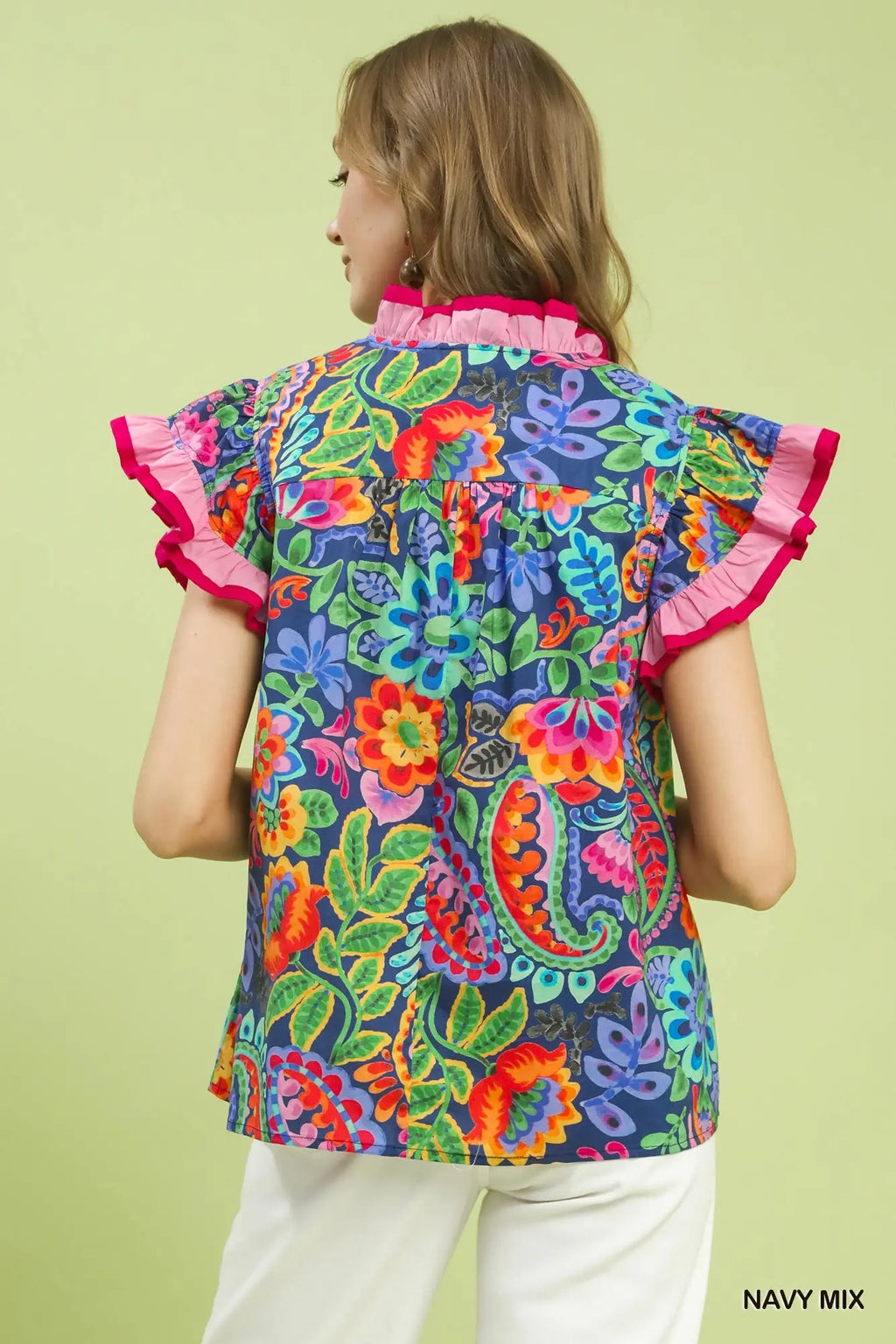Vibrant Floral Top