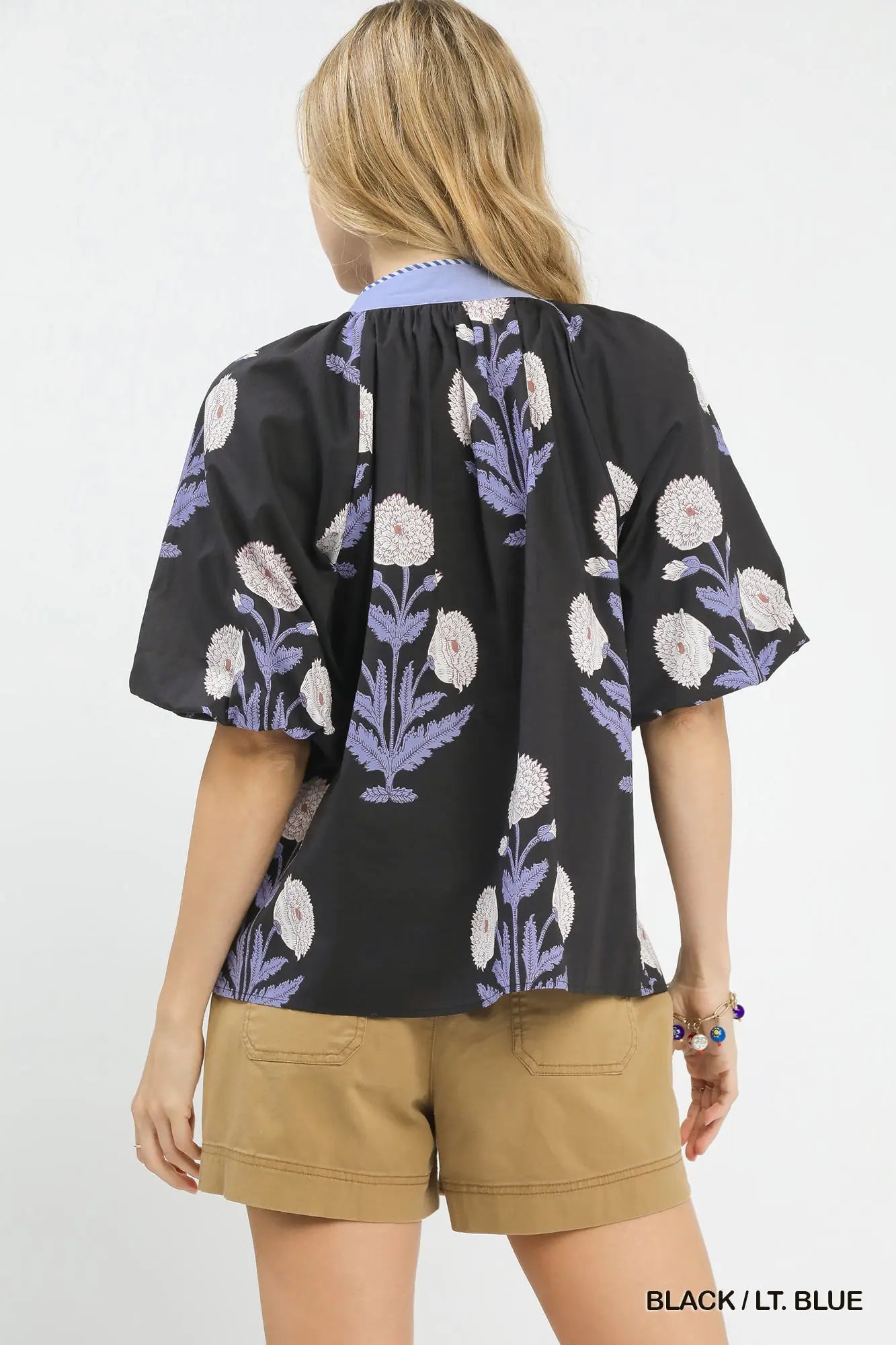 Curvy Floral Print Top