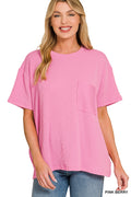Ribbed Pocket Top