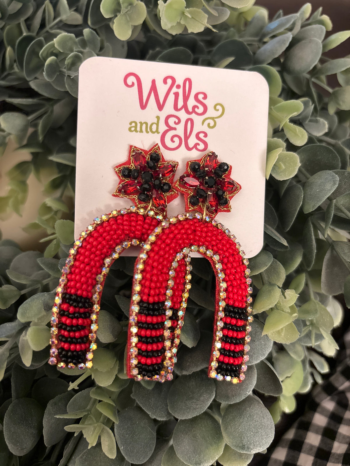 Red and Black Sparkle