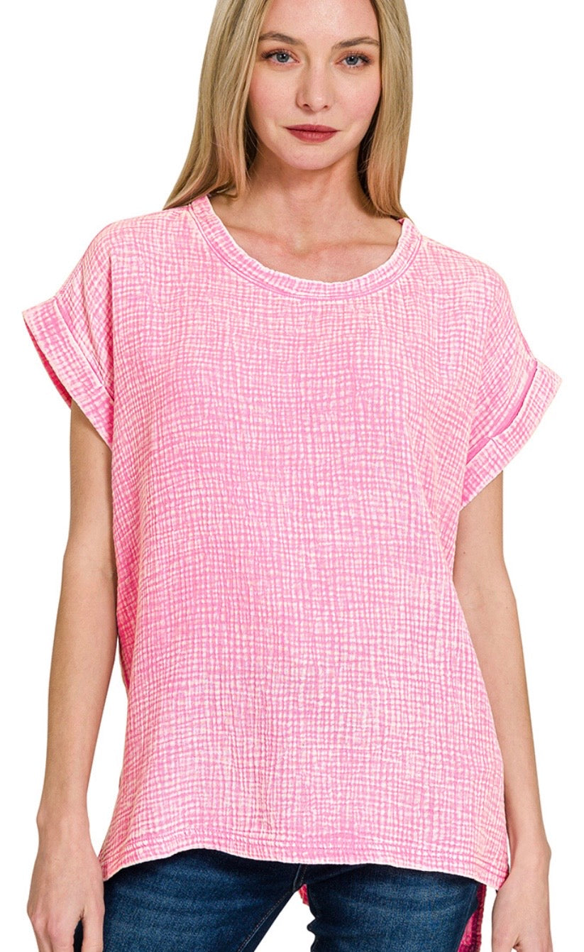 Zenana Gauzy Top