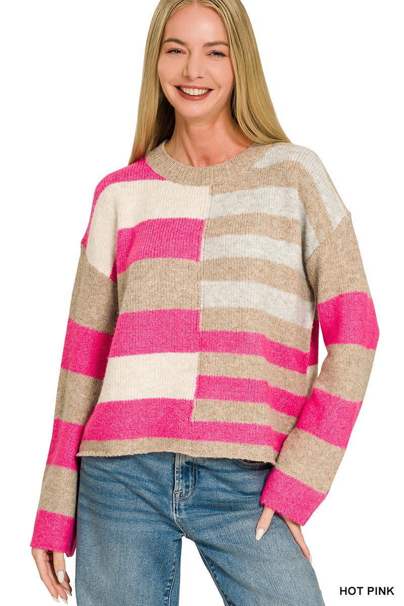Colorblock Sweater