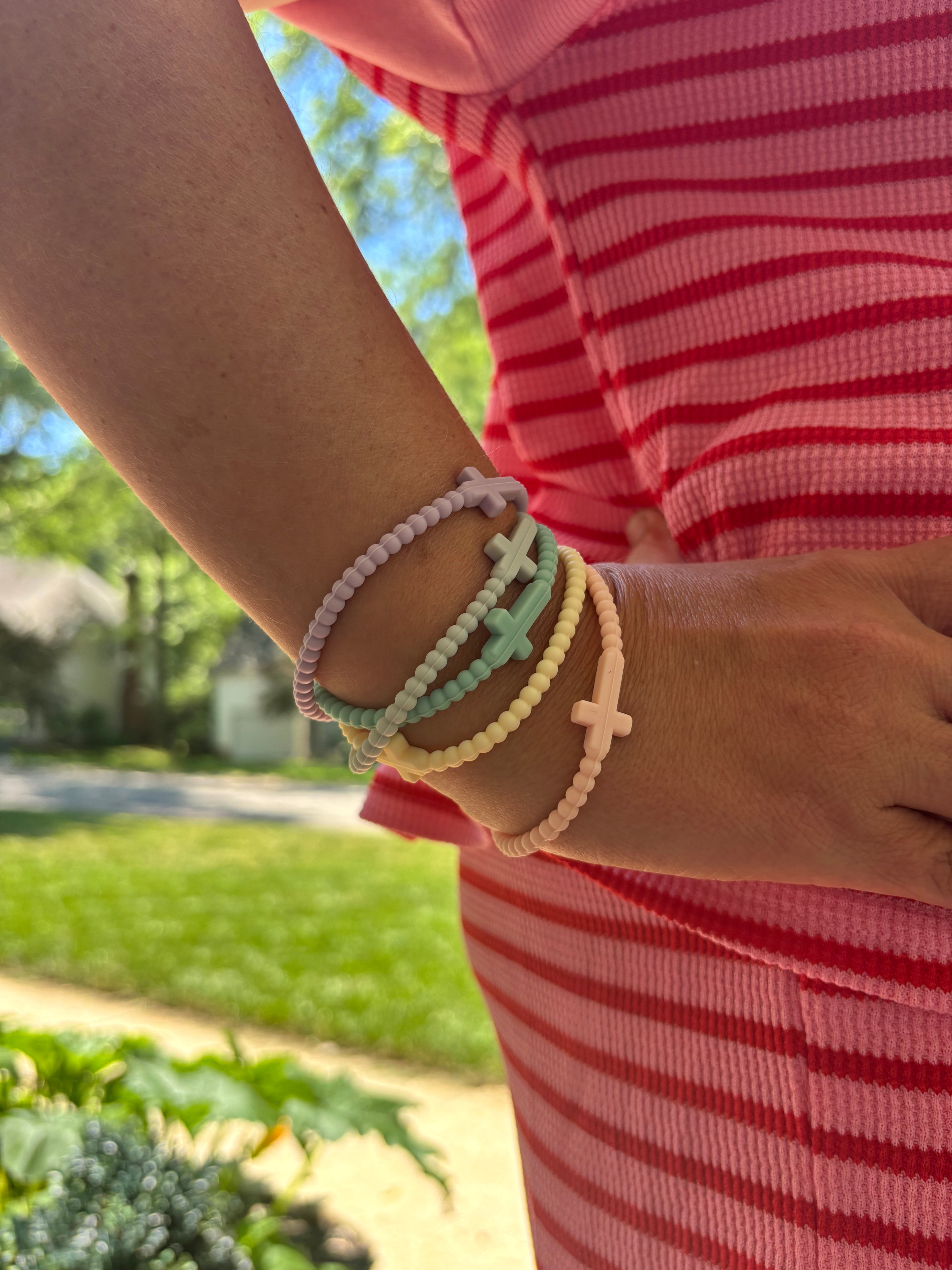 Cross Bracelet Stack