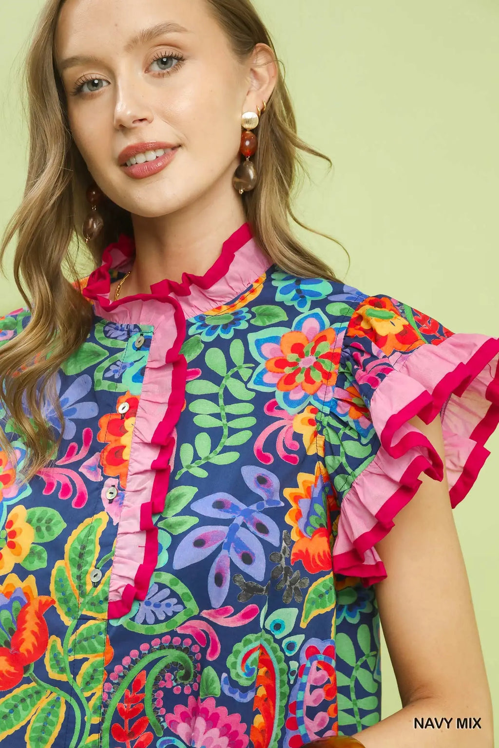 Vibrant Floral Top