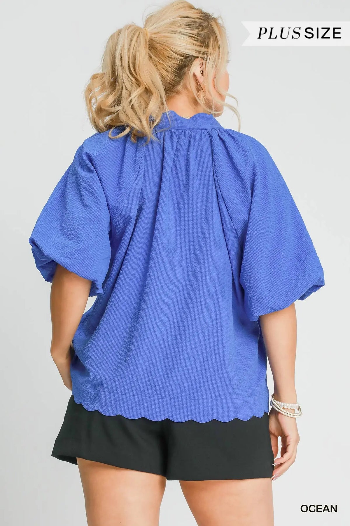 Curvy Ocean Balloon Top