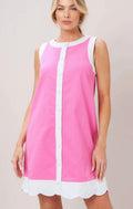Scalloped Mini Dress