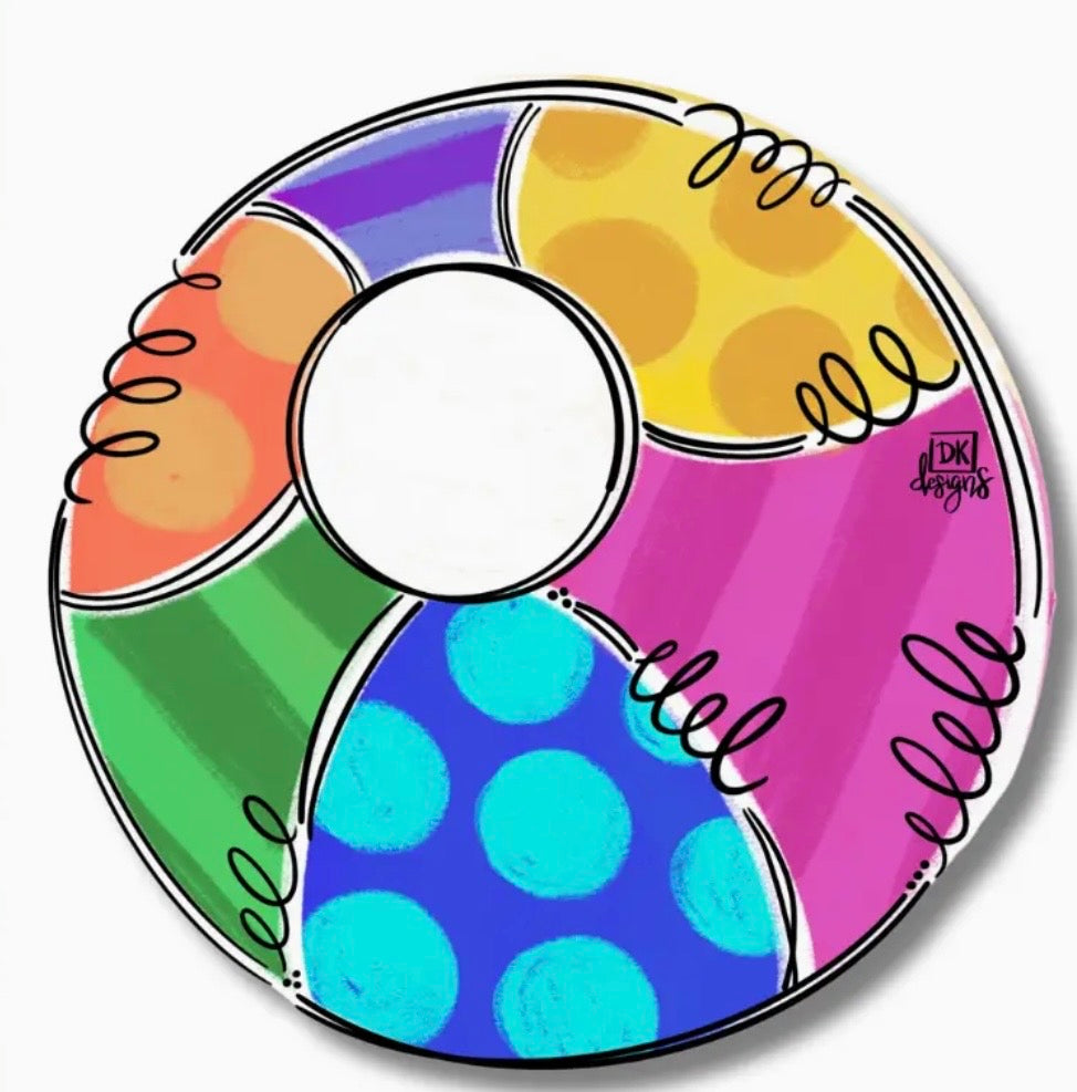 Beach Ball Wreath Attachment