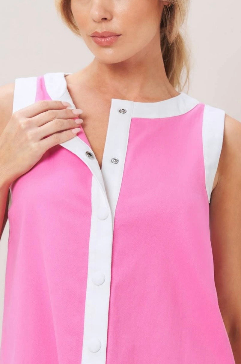 Scalloped Mini Dress