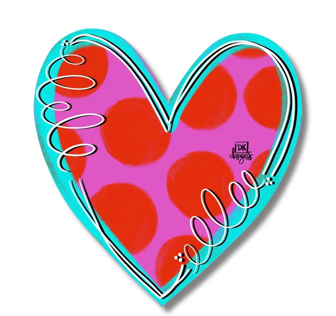 Teal Heart Attachment