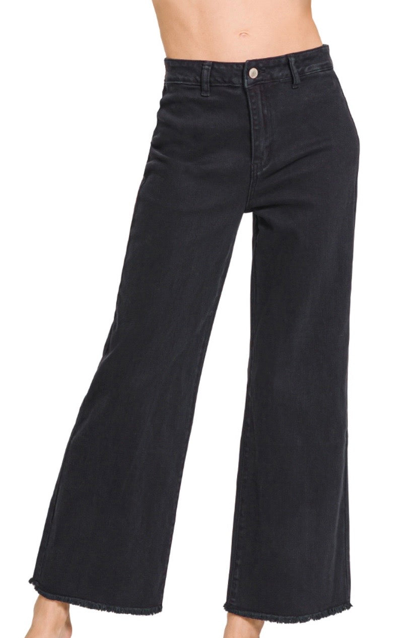 Zenana high rise cropped denim