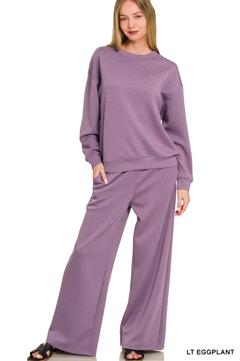Eggplant Pant Set