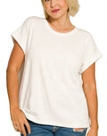 Curvy Slub Tee