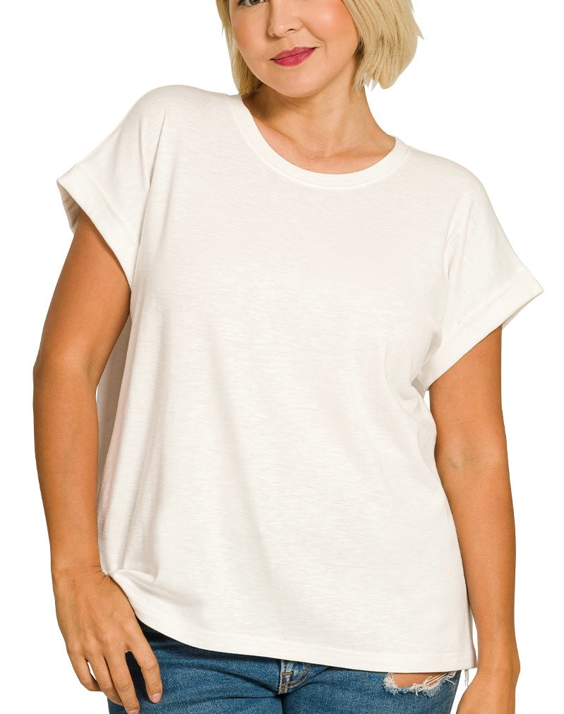 Curvy Slub Tee