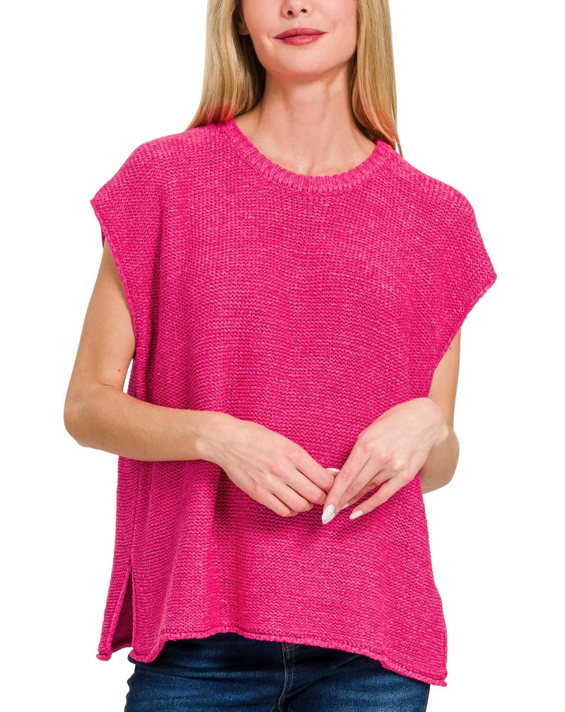 Oversized Sweater Vest