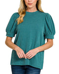 Ribbed Cap Sleeve Top