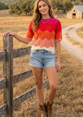 Chevron Knit Top
