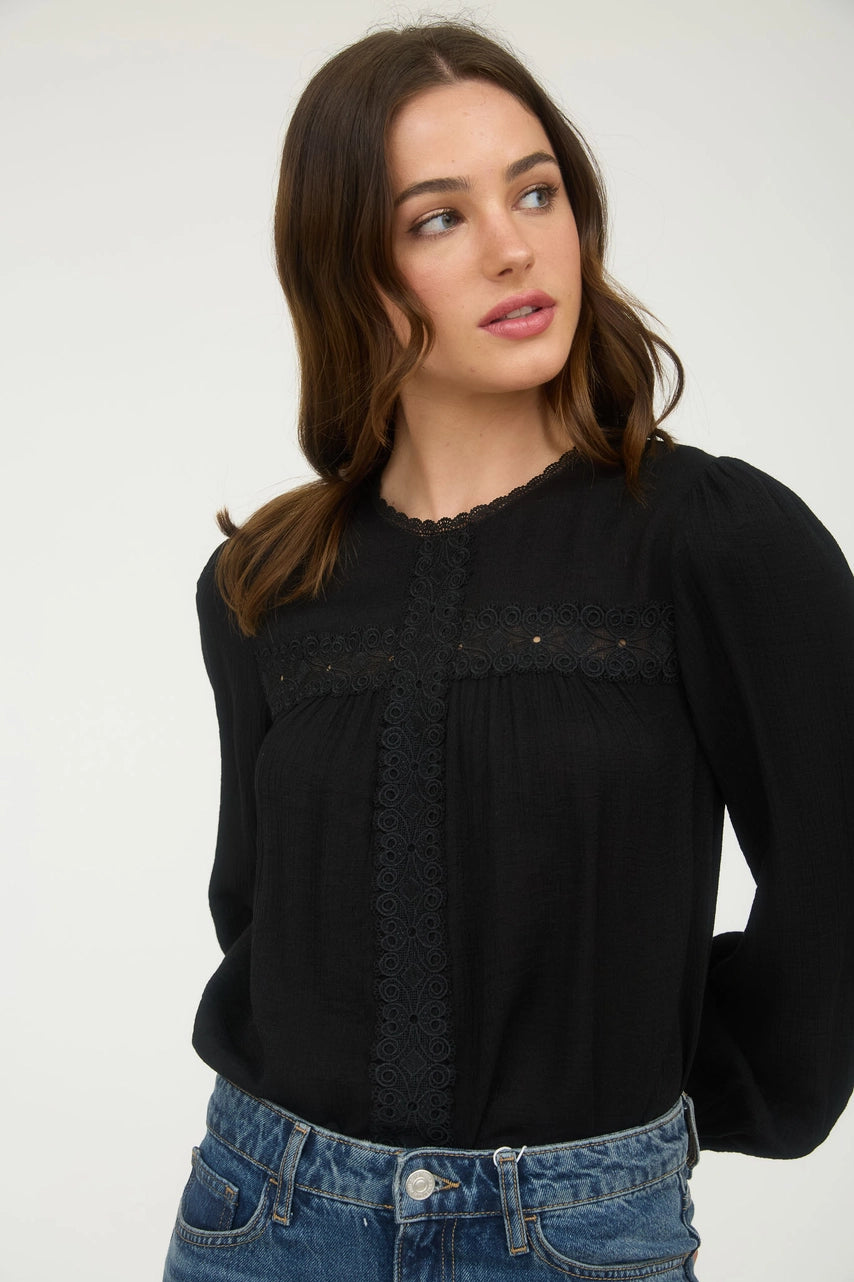 Lace Detail Top