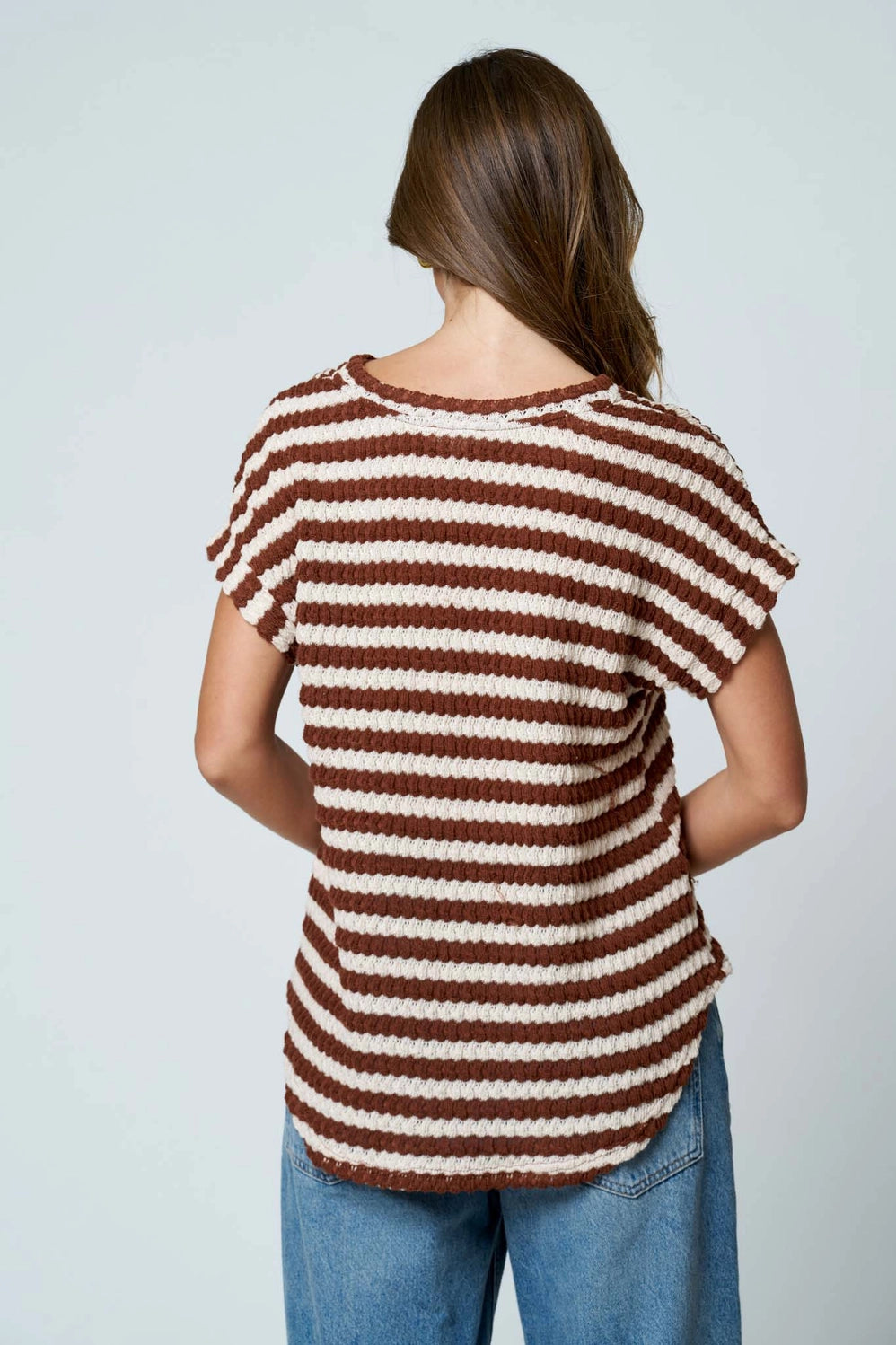 Textured Stripe Top