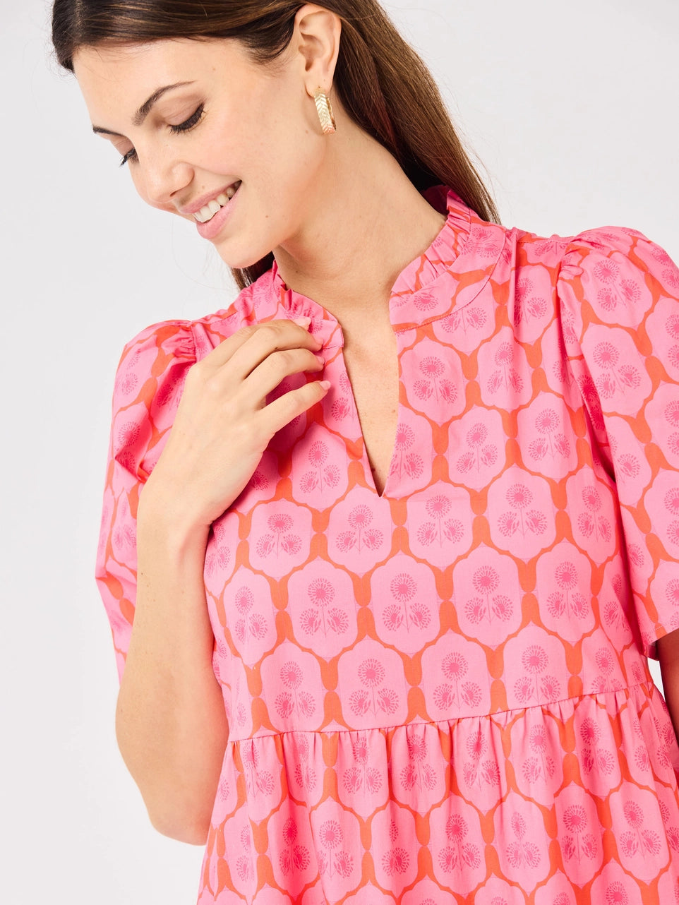 Charming Pink Midi